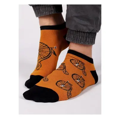 Yoclub Mans Ankle Funny Cotton Socks Patterns Colours 91101502