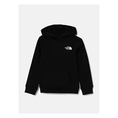 Dětská mikina The North Face REDBOX REGULAR P/O HOODIE černá barva, s 96183970