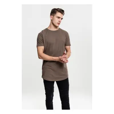 Urban Classics Shaped Long Tee army green 74662842