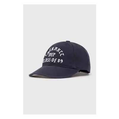 Bavlněná baseballová čepice Carhartt WIP Class of 89 Cap tmavomodrá 89573720