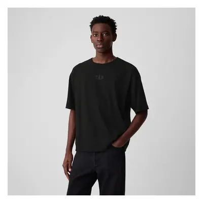 Tričko GAP Micro Logo Tee Black L 91671688