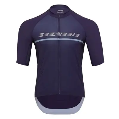 Pánský cyklistický dres Silvini Mazzano tmavě modrá 91009108