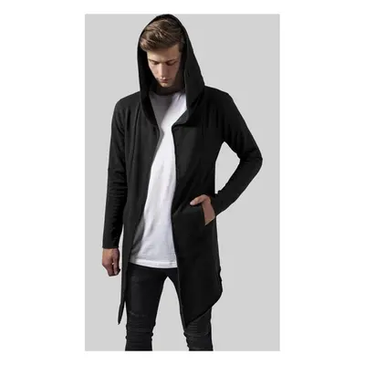 Pánský cardigan Urban Classics Long Hooded Open Edge - tmavě šedý 43839897