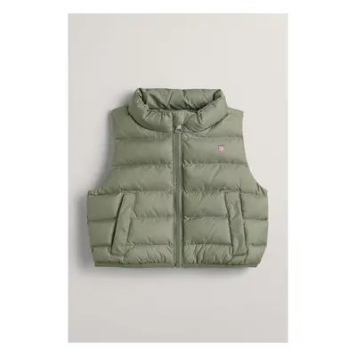 VESTA GANT U PUFFER VEST MUTED GREEN 84605694