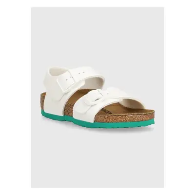 Dětské sandály Birkenstock New York Kids BF bílá barva 91669491