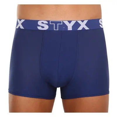 Pánské boxerky Styx sportovní guma tmavě modré (G968) 46429378