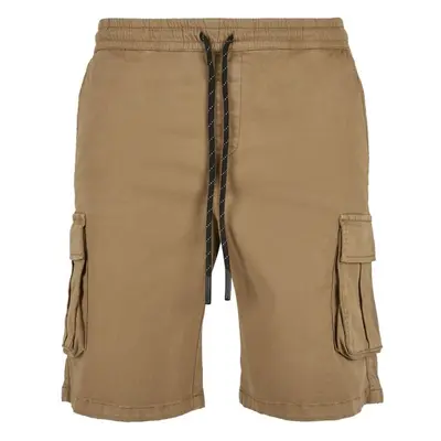 URBAN CLASSICS Drawstring Cargo Shorts - darksand 60178951