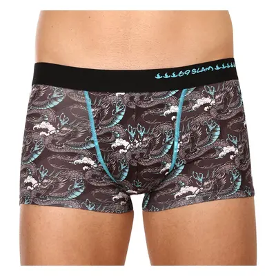 Pánské boxerky 69SLAM hip moon dragon blue (MSYMNB-PO) 76579473