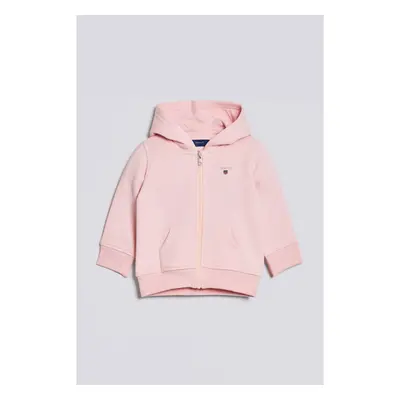 MIKINA GANT ORIGINAL ZIP HOODIE CRYSTAL PINK 80882393