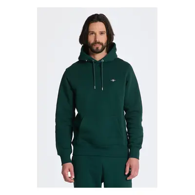 MIKINA GANT REG SHIELD HOODIE TARTAN GREEN 84606130