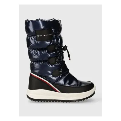 Dětské sněhule Tommy Hilfiger tmavomodrá barva 85997354