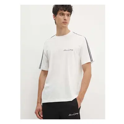 Bavlněné tričko Armani Exchange bílá barva, s aplikací, 8NZTSG ZJ9AZ 94652953