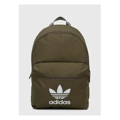 Batoh adidas Originals zelená barva, velký, s potiskem, IS4361 88830316