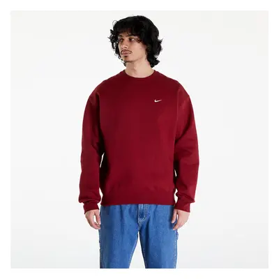 Mikina Nike Solo Swoosh Mens Fleece Crew Team Red/ White 89995349