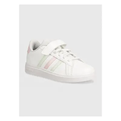 Dětské sneakers boty adidas GRAND COURT 2.0 EL C bílá barva, IE5993 94358870