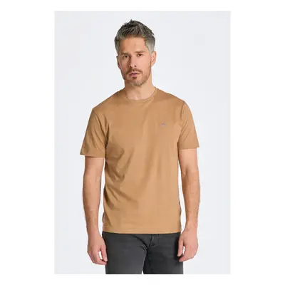 TRIČKO GANT REG SHIELD SS T-SHIRT WARM KHAKI 84606115