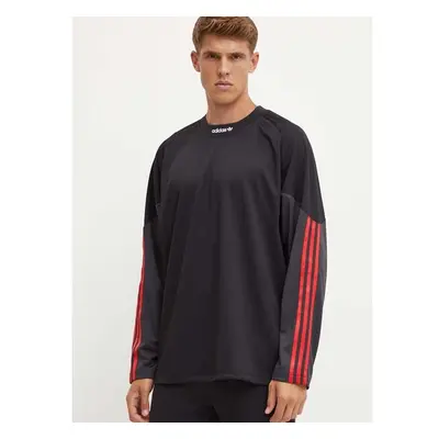 Tričko s dlouhým rukávem adidas Originals černá barva, IX9640 95178141