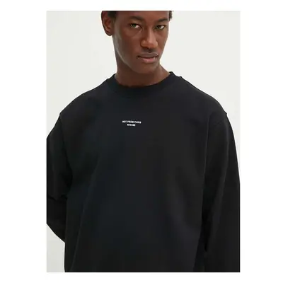 Bavlněná mikina Drôle de Monsieur Le Sweatshirt Slogan Cl pánská, 95223514