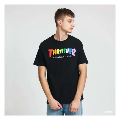 Tričko Thrasher Rainbow Mag Tee Black 90438050