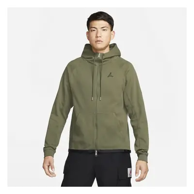 Jordan Essentials Full Zip Mens Fleece Hoodie MEDIUM OLIVE/MEDIUM 67347611