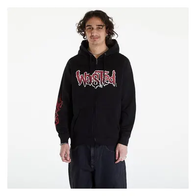 Mikina Wasted Paris Hoodie Zip Blind Black 95259534