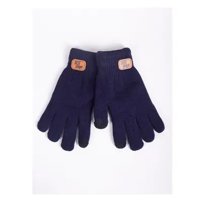 Yoclub Kidss Gloves RED-0211C-AA50-002 Navy Blue 74670215