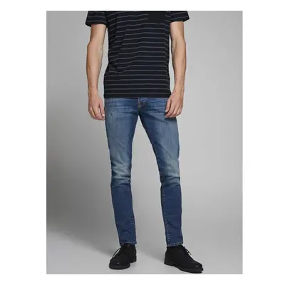 Modré slim fit džíny Jack & Jones Glenn - Pánské 68337405