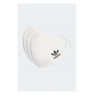 Ochranná rouška adidas Originals Face Covers M/L 3-pack HB7850-white 84010647