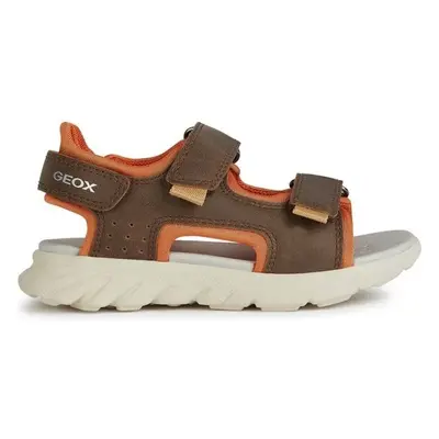 Dětské sandály Geox SANDAL AIRADYUM hnědá barva 89931643