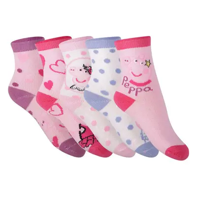 5PACK dětské ponožky Cerdá Peppa Pig vícebarevné (2200007756) 15/16 66713014