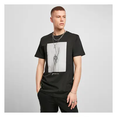 Tričko Urban Classics Peace Sign Tee Black M 87309696