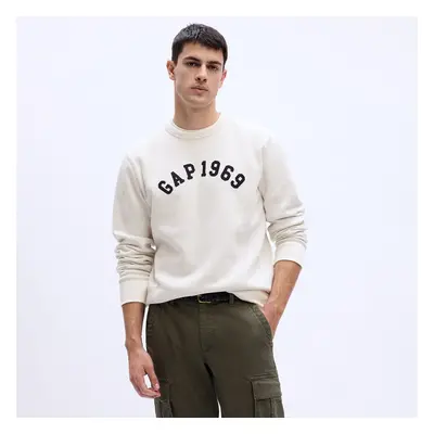 Mikina GAP Crewneck Logo Sweatshirt Carls Stone XS 91671659