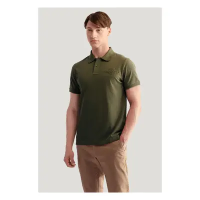 POLOKOŠILE GANT REG TONAL SHIELD SS RUGGER JUNIPER GREEN 84606006