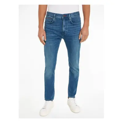 Modré pánské slim fit džíny modrá Tommy Hilfiger - Pánské 86426105