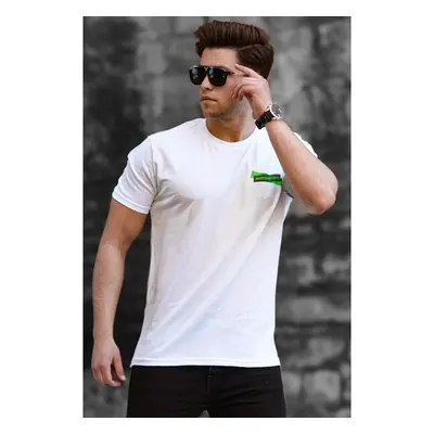 Madmext Mens White T-Shirt 5270 91260001