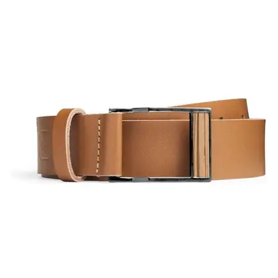 BeWooden Kožený opasek Brunne Belt, pánský 17616440