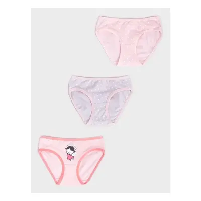 Yoclub Kidss Cotton Girls Briefs Underwear 3-Pack BMD-0034G-AA30-001 81618649