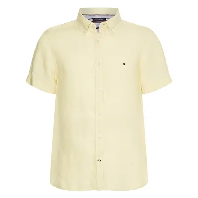 Tommy Hilfiger Shirt - PIGMENT DYED LI SF SHIRT S/S yellow 95272337