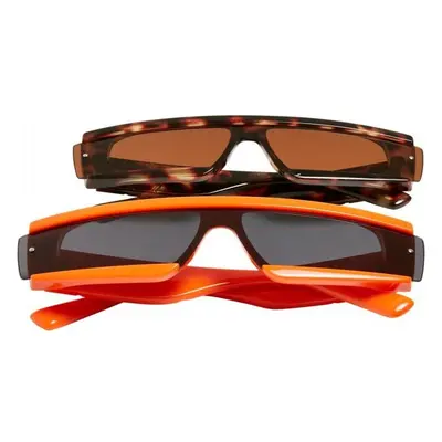 URBAN CLASSICS Sunglasses Alabama 2-Pack - orange/brown 73742201