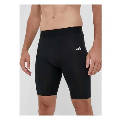 Tréninkové šortky adidas Performance Techfit černá barva 83073982