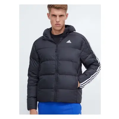 Péřová bunda adidas pánská, černá barva, zimní 85395077