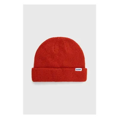 Čepice Butter Goods Wharfie Beanie červená barva, z husté pleteniny, 86772498