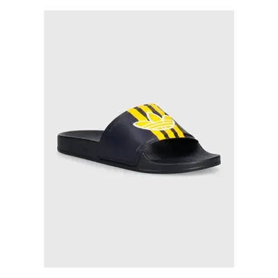 Pantofle adidas Originals Adilette pánské, tmavomodrá barva, ID5787 91844962