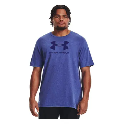 Tričko Under Armour Wash Tonal Sportstyle Ss Blue S 93720055