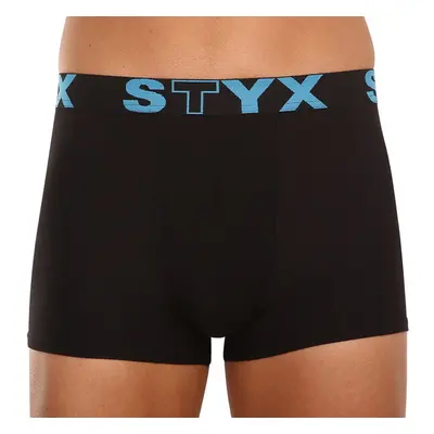 Pánské boxerky Styx sportovní guma černé (G961) 44020402