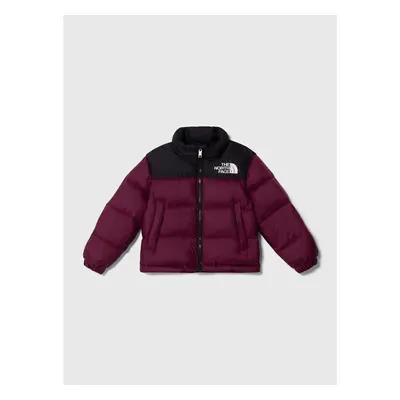 Dětská péřová bunda The North Face 1996 RETRO NUPTSE JACKET fialová 86795578