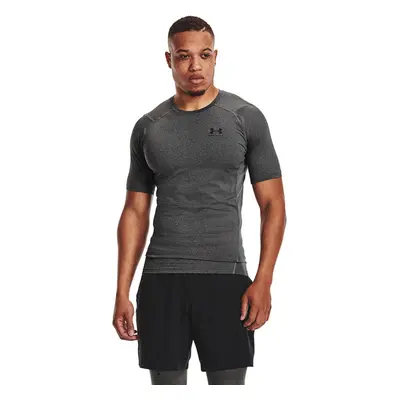 Tričko Under Armour Hg Armour Comp SS Tee Carbon Heather/ Black M 95298416