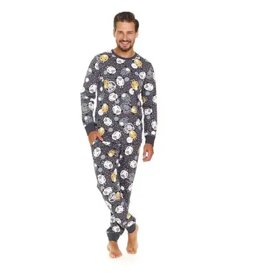 DN Nightwear Pánské pyžamo Ovečka šedé 96178548