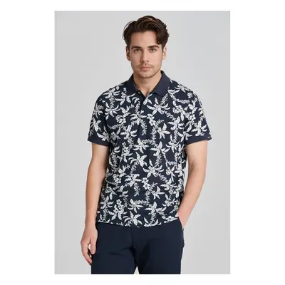 POLOKOŠILE GANT PALM LEI PRINT SS POLO EVENING BLUE 90512449