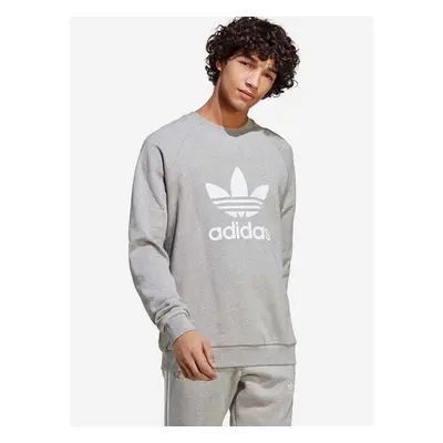 Bavlněná mikina adidas Originals pánská, šedá barva, vzorovaná, IA4857 92319129